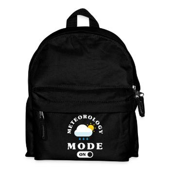Funny Meteorology Wetterbegeisterte - Kinder Rucksack - Schwarz - Vorne