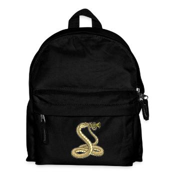 Schlange Musiker Trompete Musik - Kinder Rucksack - Schwarz - Vorne