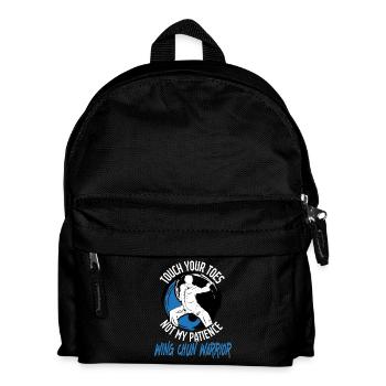Wing Chun Warrior - Kinder Rucksack - Schwarz - Vorne