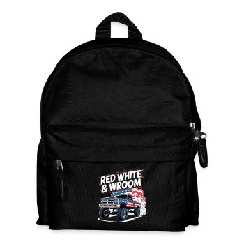 4 juillet Truck Bros Red White & Wroom - Sac à dos Enfant - noir - Devant
