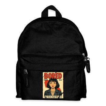 Bored : le nouveau faux magazine jeunesse - Sac à dos Enfant - noir - Devant