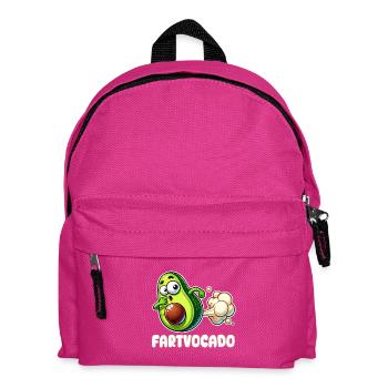 Lustige Avocado Furzen Pupsen Fartvocado - Kinder Rucksack - Fuchsia - Vorne