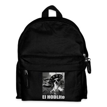 Bitcoin - Kinder Rucksack - Schwarz - Vorne