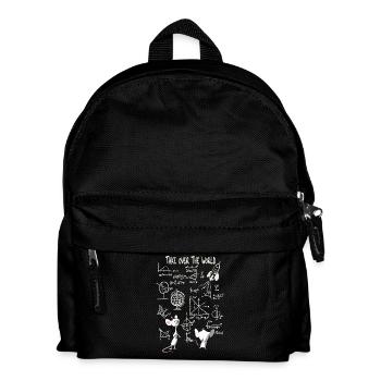World takeover – clever mouse master plan - Kids' Backpack - black - Front