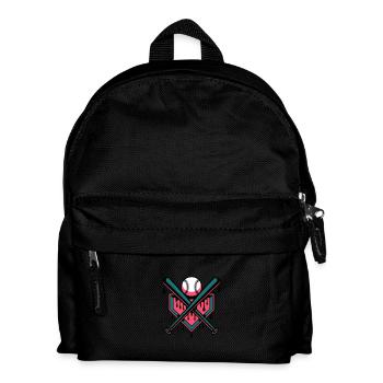Baseball Baseball Bat - Kids' Backpack - black - Front