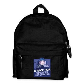 Commentateur Présentateur sportif - Sac à dos Enfant - noir - Devant