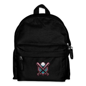 Baseball Baseball Bat - Kids' Backpack - black - Front