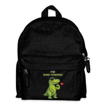 Je suis Dino-Strong Graduation de la maternelle - Sac à dos Enfant - noir - Devant