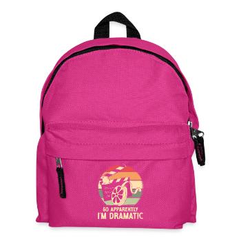 So apparently i m dramatic - Kinder Rucksack - Fuchsia - Vorne