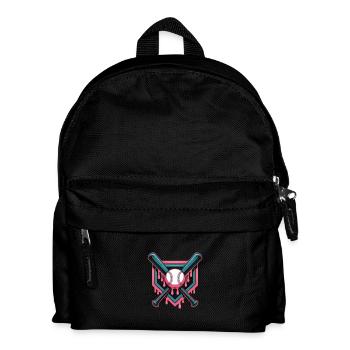 Baseball Baseball Bat - Kids' Backpack - black - Front