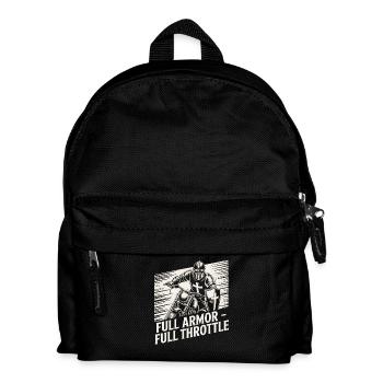 Christian Biker Full Armor Full Throttle - Kids' Backpack - black - Front