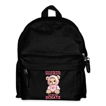 Bear Bear Half Rascal Half Grimace Treasure - Kids' Backpack - black - Front