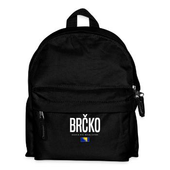 Brcko, Bosnia and Herzegovina - Kids' Backpack - black - Front