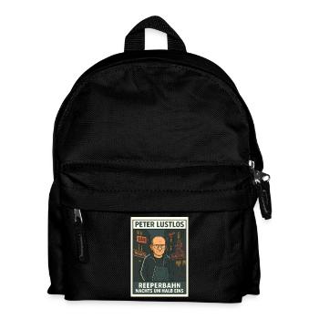 Peter Listless – Reeperbahn At Half Past One - Kids' Backpack - black - Front