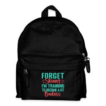 Fitness Motivation Bodybuilder Fit Badass - Kids' Backpack - black - Front