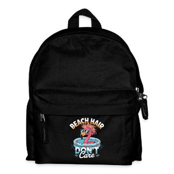 Cheveux de plage Don’t Care Flamingo Summer - Sac à dos Enfant - noir - Devant