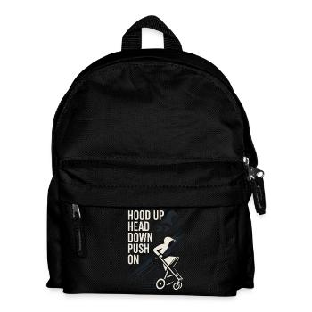 Nursery Dad Fatherhood Pride - Kids' Backpack - black - Front