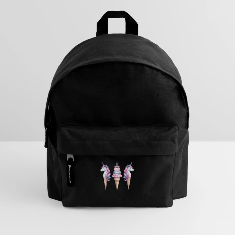 Retro Einhörner Eis Eiskreme Eiscrem Kinder Kind Kinder Rucksack