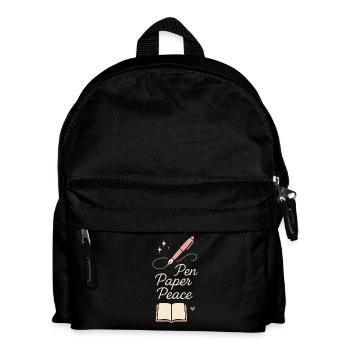Journaling Aesthetic Creative Planer Life Writing - Kinder Rucksack - Schwarz - Vorne