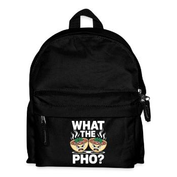 What The Pho Vietnam Travel Noodle Soup Love Pho - Kids' Backpack - black - Front