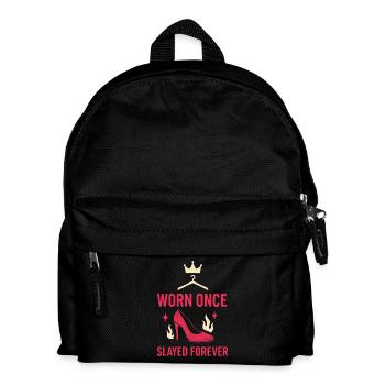 Öko-sparsamkeitsleben Vintage Reseller - Kinder Rucksack - Schwarz - Vorne