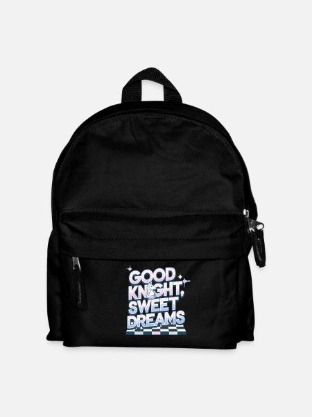 Good Knight Sweet Dreams Schachmotiv für - Kinder Rucksack - Schwarz