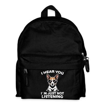 Rat Terrier Saying Funny Rat Terrier Gift - Kids' Backpack - black - Front