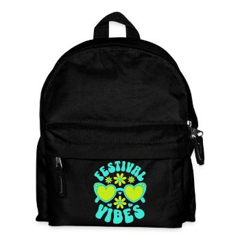 Festival Vibes - Kids' Backpack - black - Front