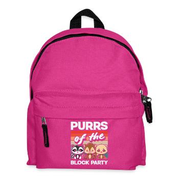 Unterstützen Sie Lokale Straßenkatzen - Kinder Rucksack - Fuchsia - Vorne