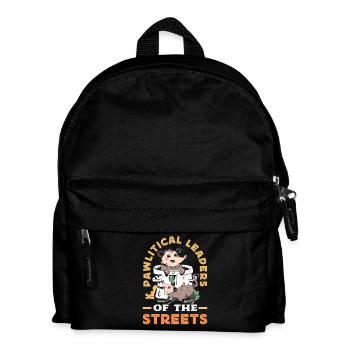 Support local street cats - Kids' Backpack - black - Front