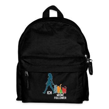 Moi et mes abonnés – Cat Humor Design - Sac à dos Enfant - noir - Devant