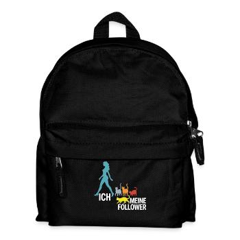 Moi et mes abonnés – Cat Humor Design - Sac à dos Enfant - noir - Devant