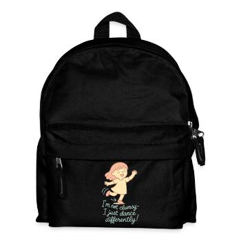 Echte Mädchen Ballett Tänzerin Tanzen - Kinder Rucksack - Schwarz - Vorne