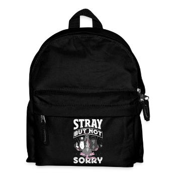 Support local street cats - Kids' Backpack - black - Front