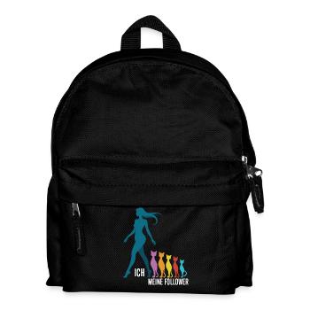 Moi et mes abonnés – Cat Humor Design - Sac à dos Enfant - noir - Devant