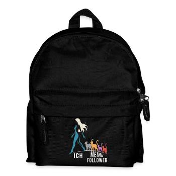 Moi et mes abonnés – Cat Humor Design - Sac à dos Enfant - noir - Devant