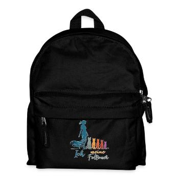 Moi et mes abonnés – Cat Humor Design - Sac à dos Enfant - noir - Devant