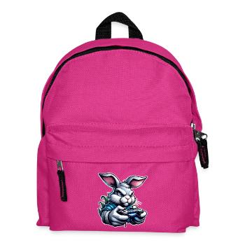 Gaming Bunny - Kids' Backpack - fuchsia - Front