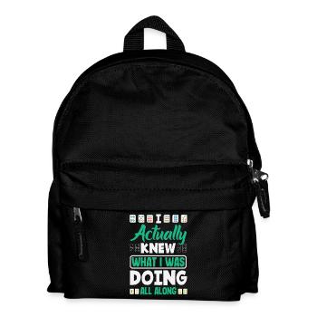 Mahjong Spieler Lustiger Mah Jongg Spruch Ma Jiang - Kinder Rucksack - Schwarz - Vorne