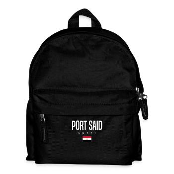 Port Said, Egypt - Kids' Backpack - black - Front