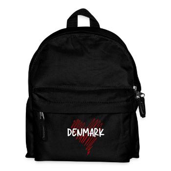 J’adore le Danemark, fier Danois - Sac à dos Enfant - noir - Devant
