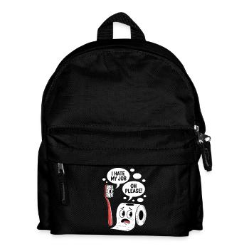 Drôle Comique Dicton Sarcastique Drôle - Sac à dos Enfant - noir - Devant