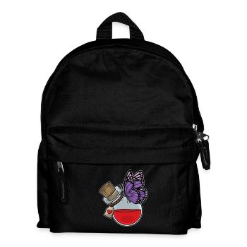 Schmetterling Zaubertrank - Kinder Rucksack - Schwarz - Vorne