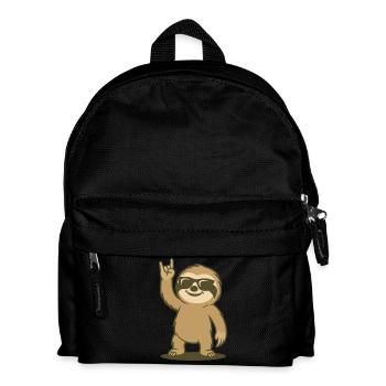 Lazy Rock Vibes - Kids' Backpack - black - Front