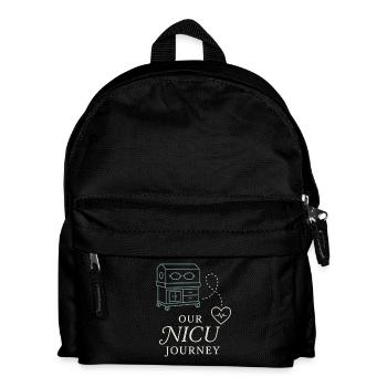 Nicu Parent Pride Preemie Warrior Neugeborene - Kinder Rucksack - Schwarz - Vorne