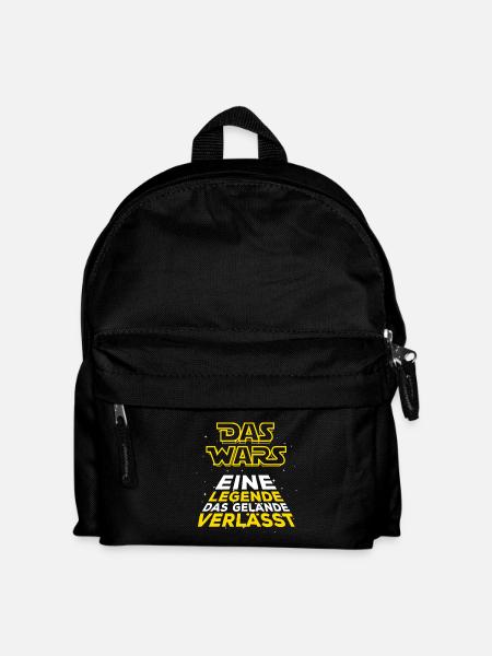 Das Wars - Eine Legende das Gelände verlässt - Kinder Rucksack - Schwarz
