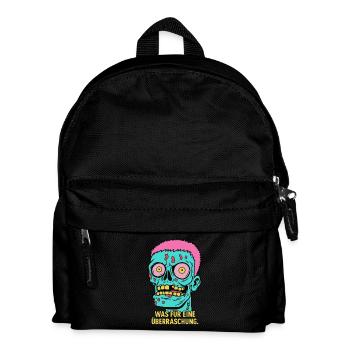 Was für eine Überraschung – Zombie-Reaktion - Kinder Rucksack - Schwarz - Vorne