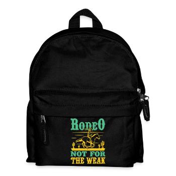 Western Rider Rodeo Not For The Weak Rodeo - Kids' Backpack - black - Front