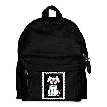 Chien fantôme - Sac à dos Enfant - noir - Devant
