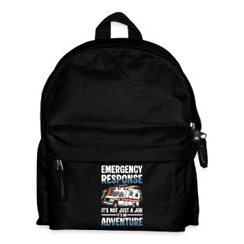 Emergency Response: It's Not Just A Job, It's An - Kids' Backpack - black - Front